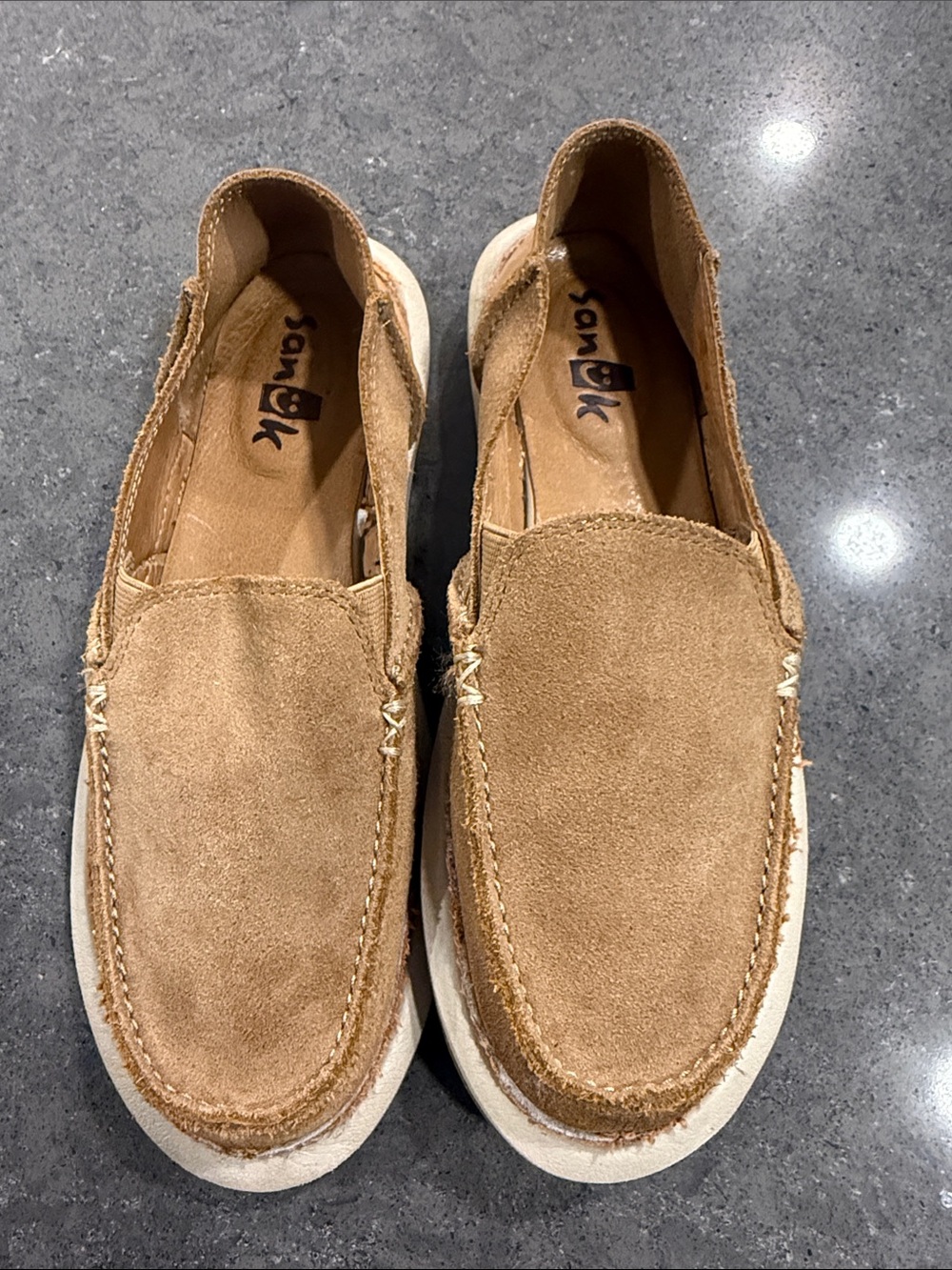 Sanuk Suede Slip-On Donna